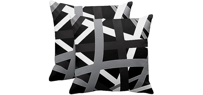 Emvency Throw Soft Washable Pillow Cover