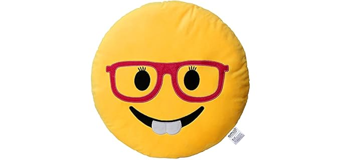 EvZ Glasses Girl Soft Plush Washable Pillow