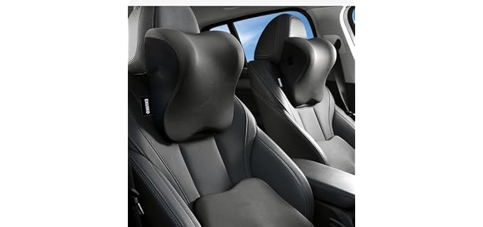 Exuiko Car Contoured Adjustable Memory Foam Pillow