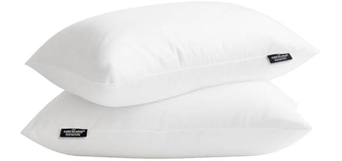 Farm To Home Organic Cotton Washable Hypoallergenic Down Alternative Pillow