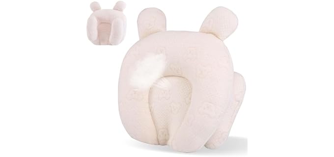 Foileon Portable Baby Soft Hypoallergenic Adjustable Pillow