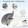 Gdeoup Pure U-Shaped Adjustable Memory Foam Travel Pillow