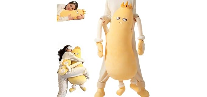Generic Mango Plush Soft Washable Long Adjustable Pillow