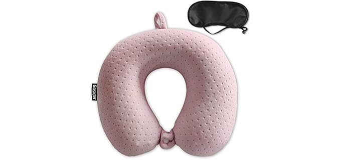 Gosider Travel U-Shaped Soft Contoured Memory Foam Pillow