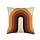 Groovy Classic / Retro Vintage 70's Gifts Geomtric Shape Throw Pillow