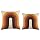 Groovy Classic / Retro Vintage 70's Gifts Geomtric Shape Throw Pillow