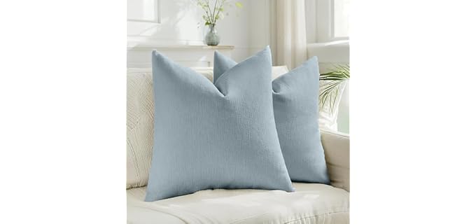 Haussy Chenille Throw Soft Washable Pillow Cover