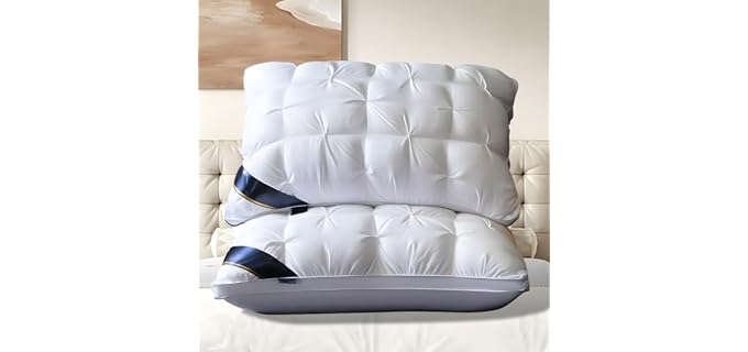 Hdiwousp Bed Soft Hypoallergenic Down Alternative Pillow