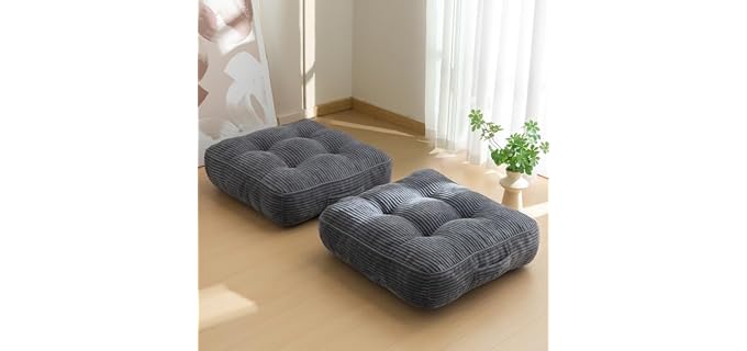 Higogogo Thick Soft Floor Pillow