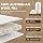 Hombys Natural Soft Washable Adjustable Wool Pillow