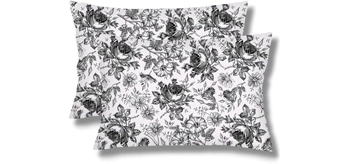 Hotluxph Black White Soft Pillowcase