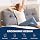Iaseahk Headboard Plush Washable Wedge Pillow
