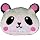 Iscream Pretty Panda Soft Pillow