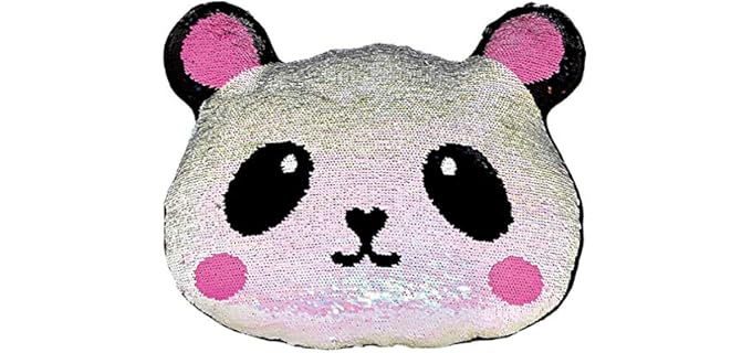 Iscream Pretty Panda Soft Pillow