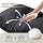 Jollyvogue Black Plush Washable Down Alternative Pillow