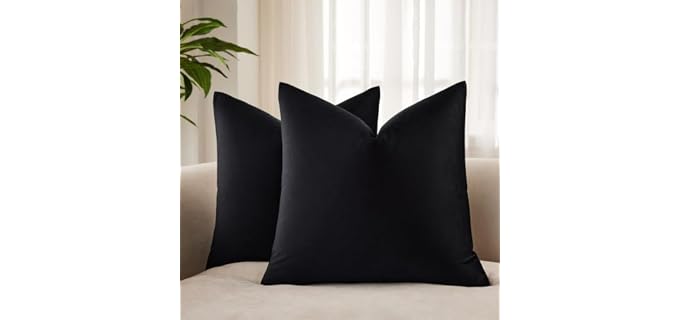 Juspurbet Decorative Velvet Soft Washable Pillow Cover
