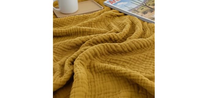 KyraHome Organic Cotton Soft Long Blanket