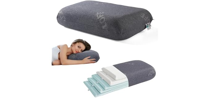 LOFE Adjustable Memory Foam Pillow