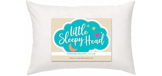 Little Sleepy Head Bed Soft Travel Washable Hypoallergenic Pillow