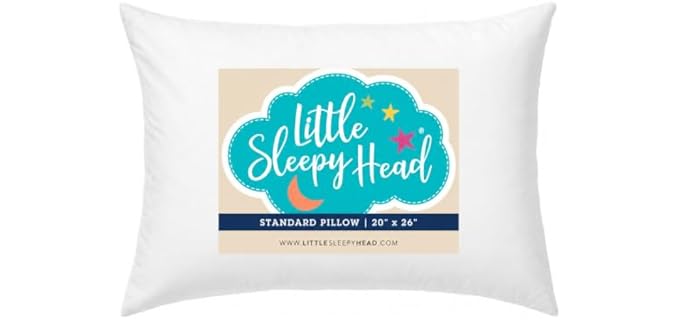 Little Sleepy Head Bed Hypoallergenic Cooling Down Alternative Pillow