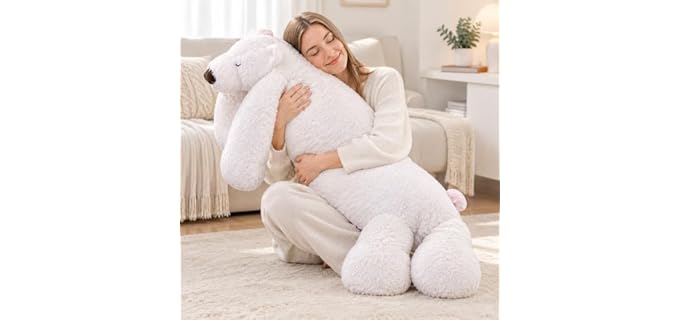 Mdgxpz Poalr Bear Soft Plush Body Pillow