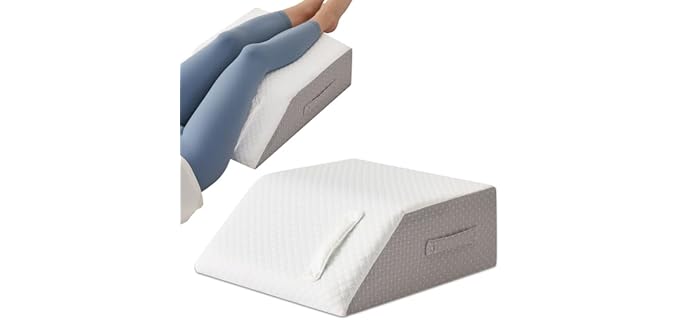 Megcxit Leg Elevation Soft Memory Foam Wedge Pillow