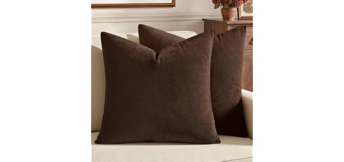 Miulee Velvet Throw Pillow Cover