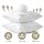 Miulee Classic Firm Washable Contoured Pillow Insert