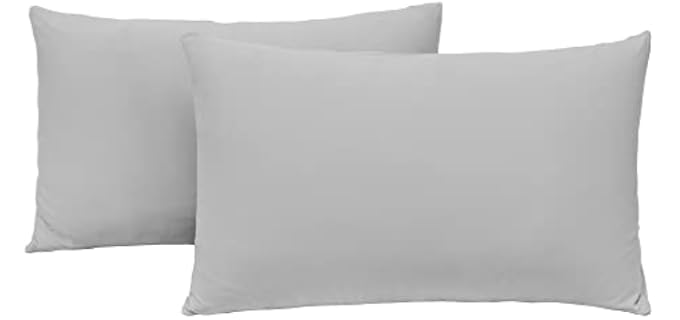 N&Y Home Jersey Knit Soft Washable Pillowcase