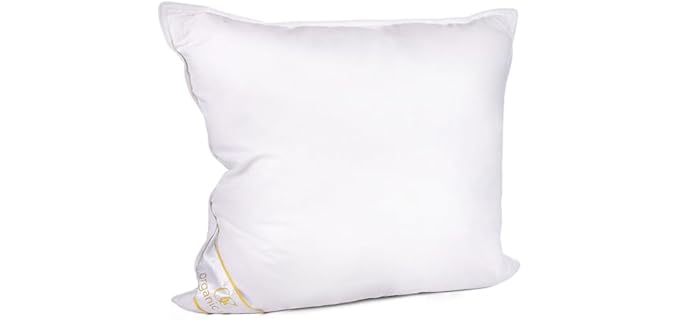 OrganicClub Classic Soft Washable Hypoallergenic Wool Pillow