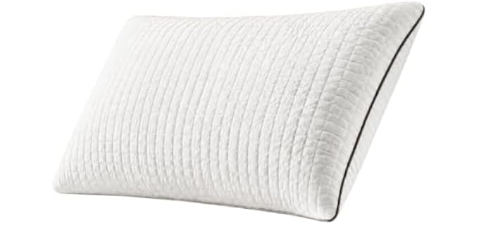 Owen Holmes Charcoal Hypoallergenic Cooling Memory Foam Pillow