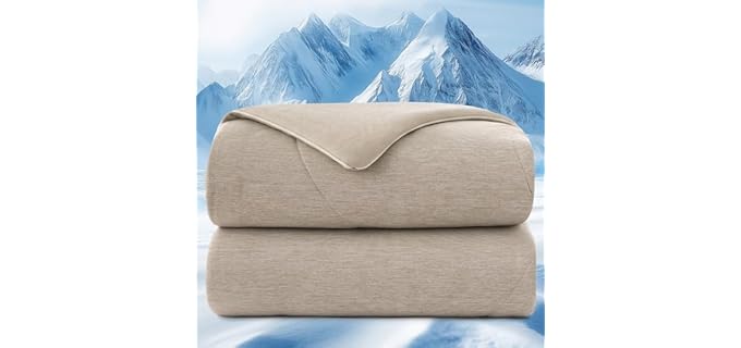 PHF Comforter Soft Travel Washable Cooling Blanket