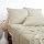 Pandatex Beige Linen-Textured Soft Washable Sheet Set
