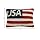 Peking Handicraft USA Flag Wool Pillow