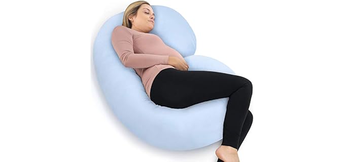 Pharmedoc Pregnancy C-Shaped Adjustable Body Pillow