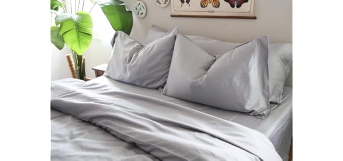 Pillowtex Grey Washable Hypoallergenic Cooling Sheet Set
