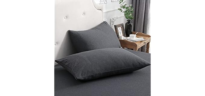 Pure Era Jersey Knit Soft Washable Pillowcase