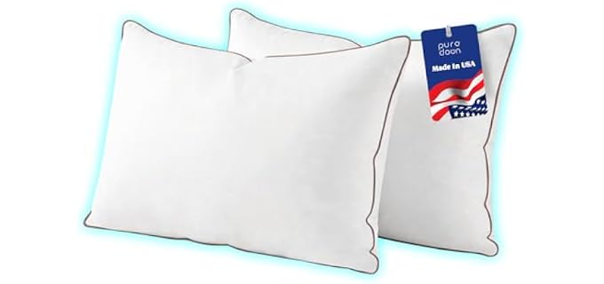 Puredown Made USA - Plush Washable Pillow Puredown Made USA Plush Washable Pillow