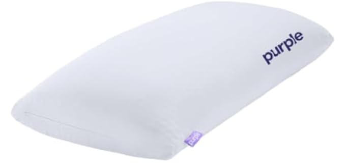 Purple Freeform Pillow