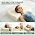 Restiry Natural Latex Firm Contoured Memory Foam Pillow