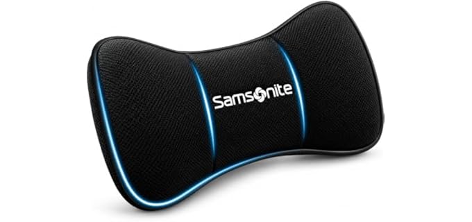 Samsonite Car Adjustable Memory Foam Travel Pillow