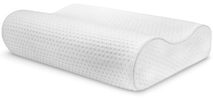 SensorPEDIC Extraordinaire Oversized Contoured Memory Foam Pillow