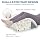 Shinnwa Knee Wedge Shredded Memory Foam Wedge Pillow