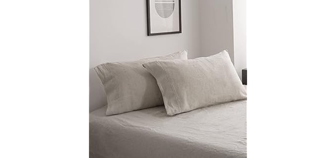 Simple&Opulence French Linen Soft Washable Pillowcase