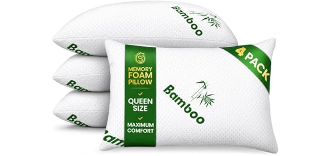 Sleepavo Classic Cooling Shredded Memory Foam Pillow