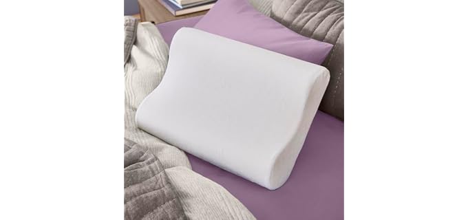 Sleep Innovations Classic Contoured Gel Memory Foam Pillow