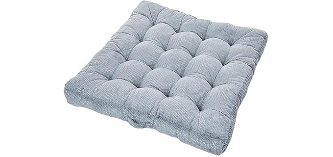 Sorra Home Tufted Soft Plush Floor Pillow