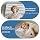 Swtmerry Thin Firm Washable Contoured Pillow