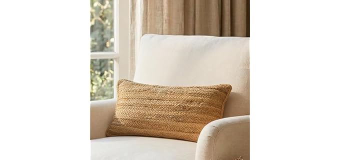The Fine Living Company Co Jute Pillow Cover
