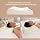 Tiersini Low-Profile Natural Firm Plush Contoured Latex Pillow